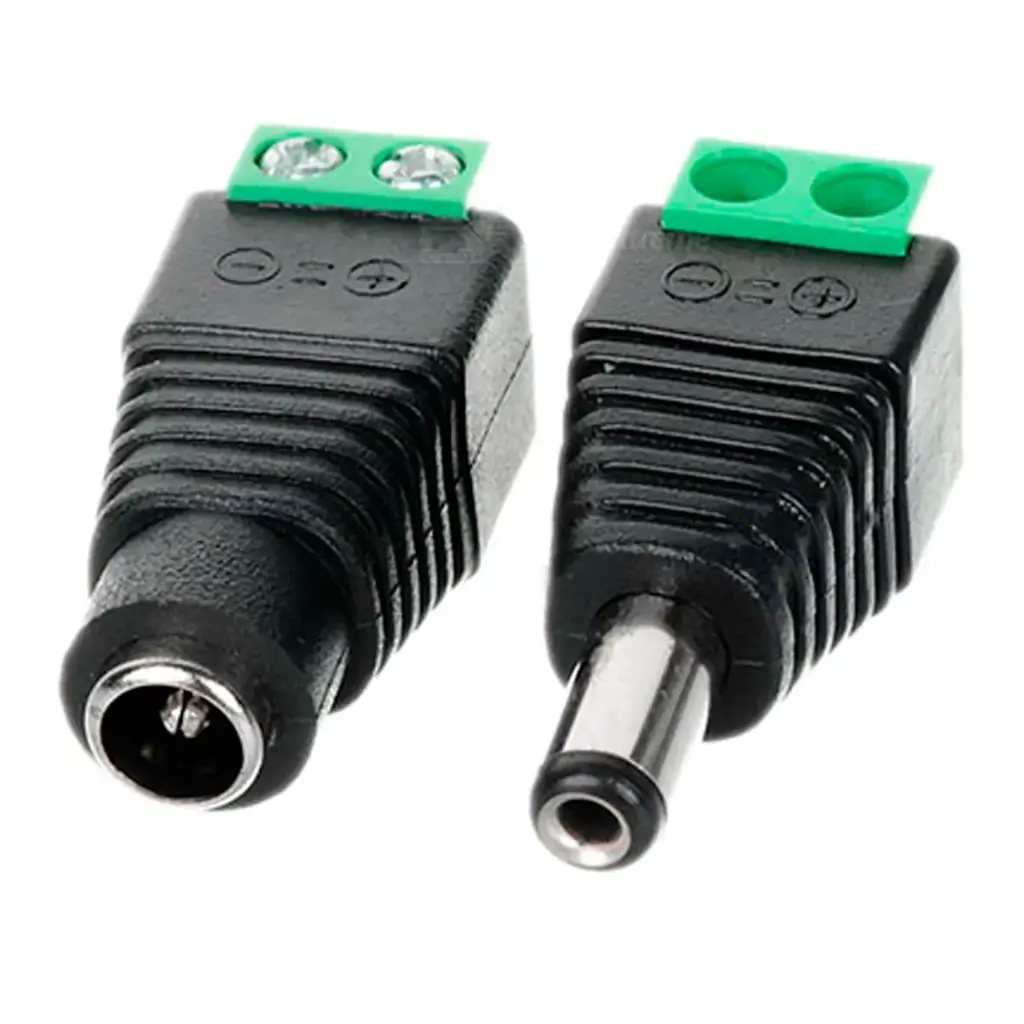 CONECTOR DE CORRIENTE DC TORNILLO CCTV