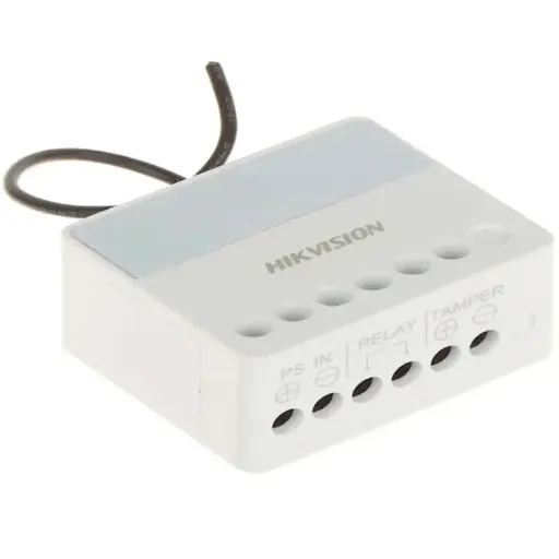 [HK-DS-PM1-O1L-WB] AX PRO RELAY CON SALIDA DC HIKVISION HK-DS-PM1-O1L-WB
