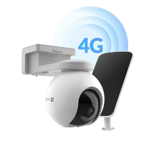 [CS-EB8-R100(3MP) + PANEL SOLAR] CAMARA EZVIZ KIT EB8 4G CON PANEL SOLAR 2K 3MP CS-EB8/SP