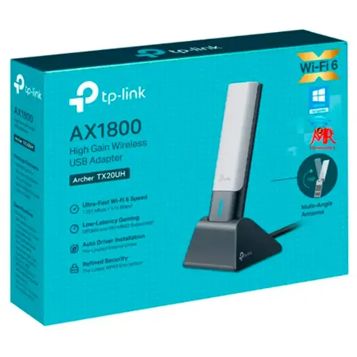 [ARCHER TX20UH] ADAPTADOR USB WIFI AX1800 WIFI 6 ARCHER TX20UH TP LINK