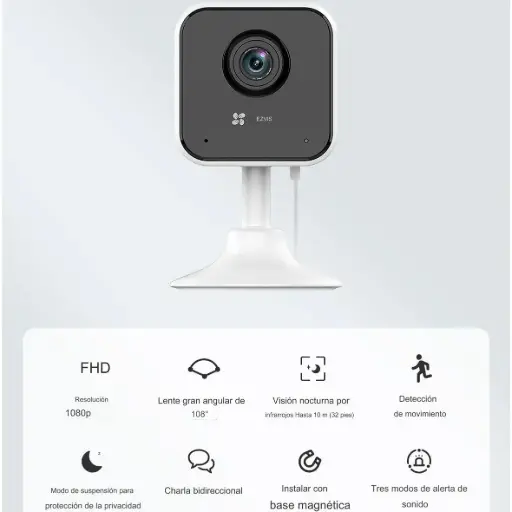 [CS-H1C] CAMARA EZVIZ H1C 2MP 2MP FIJO BIDIRECCIONAL CS-H1C