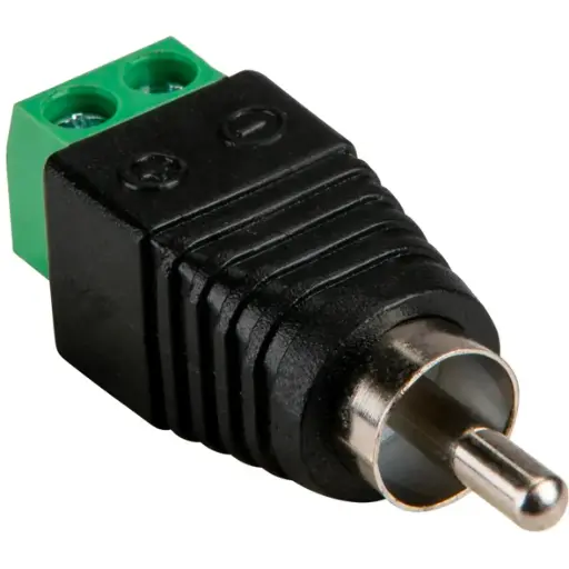 [RM00] CONECTOR RCA BORNERA TV O MICROFONOS CCTV 