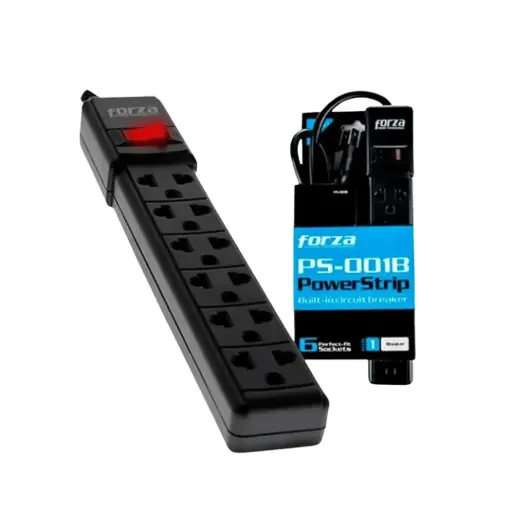 [FZ-FPS-001B] SUPRESOR DE PICOS FORZA 6 TOMAS FZ-FPS-001B