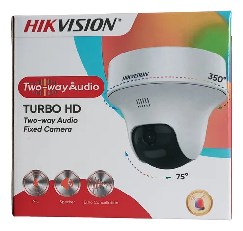 [HK-DS2CE70K0T-PTLXTS] CAMARA DOMO PT 360º 3K 5MP TURBO 8.0 SMARTHYBRID BIDIRECCIONAL CON ALARMA | IR 25M 2.8 MM HK-DS2CE70K0T-PTLXTS HIKVISION