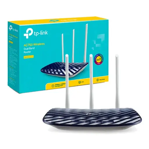 [ARCHER C20] ROUTER WIFI DOBLE BANDA AC750 2.4-5HGZ ARCHER C20 2 ANTENAS TP LINK