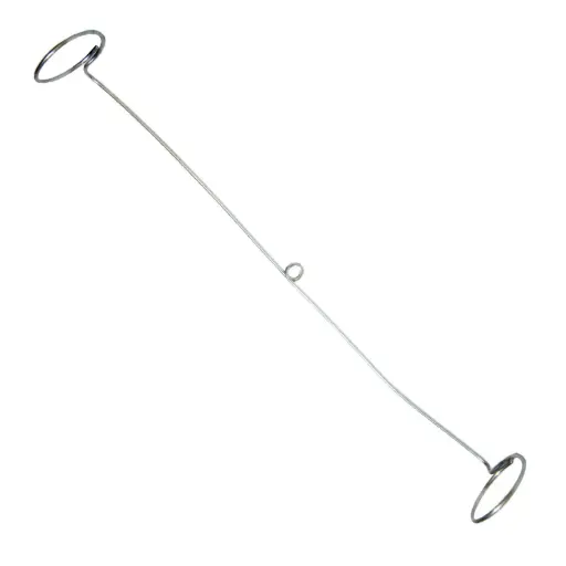 [HG-147] ARO DOBLE c/ TUERCA 3/16 HAGROY HG-147 (Para poste Intermedio o Pasante) CERCO ELECTRICO