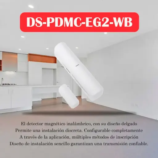 [HK-DS-PDMC-EG2-WB] SENSOR MAGNETICO INALAMBRICO AX PRO HK-DS-PDMC-EG2-WB HIKVISION
