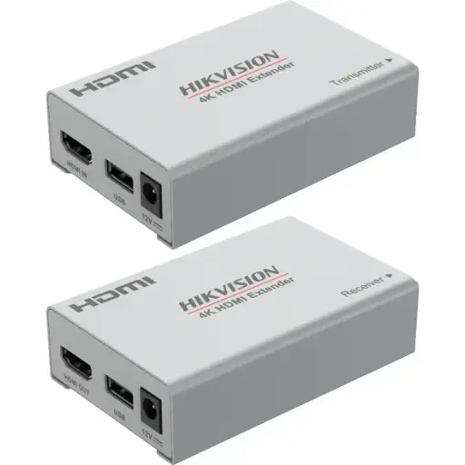 [HK-DS52EX01HI-4K] EXTENDER HDMI 4K HASTA 120M CON CAT5E/CAT6 SUPER EFECTIVO + EXT USB HK-DS52EX01HI-4K HIKVISION
