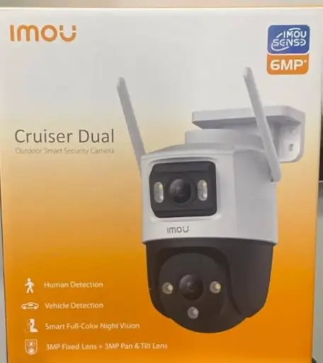 [IPC-S7XN-6M0WED] CAMARA CRUISER DUAL DE 6MP 360 IMOU DOBLE LENTE 3MP+3MP