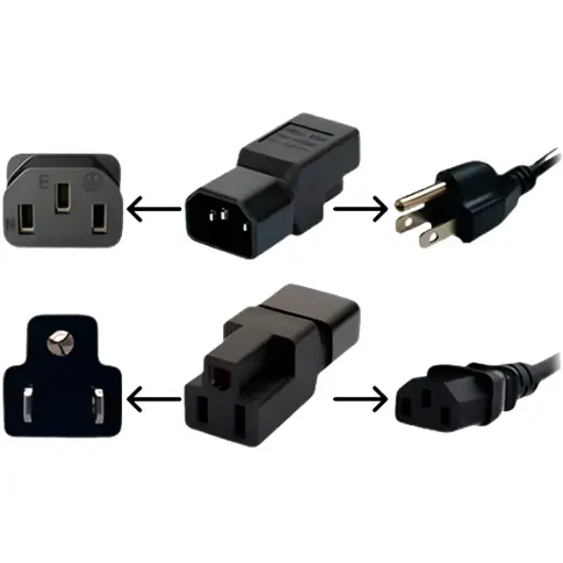 ADAPTADOR PARA UPS C14 A Nema5-15r