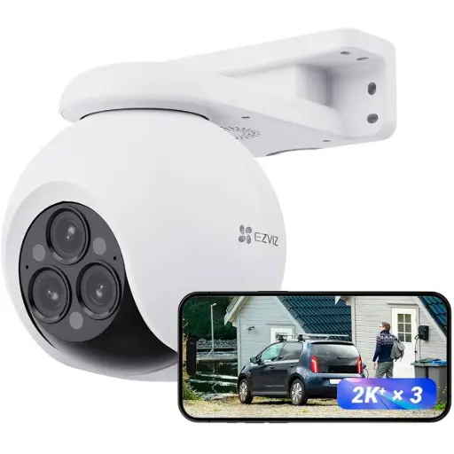 [CS-H80f-R100-8G444WKFL] CAMARA H80F MULTI LENTE 2K+ X3 CON 12X MIXTO | IA | BIDIRECCIONAL Y ALARMA 