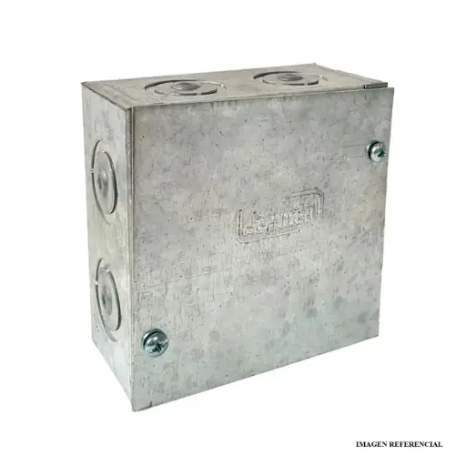 CAJA DE PASE FG 4X4X2"(100X100X50MM) CIEGA E: 0.9MM