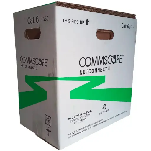[1427070-2] ROLLO DE CABLE BLANCO U/UTP COMMSCOPE Cat. 6 CS30Z1 DE 305M