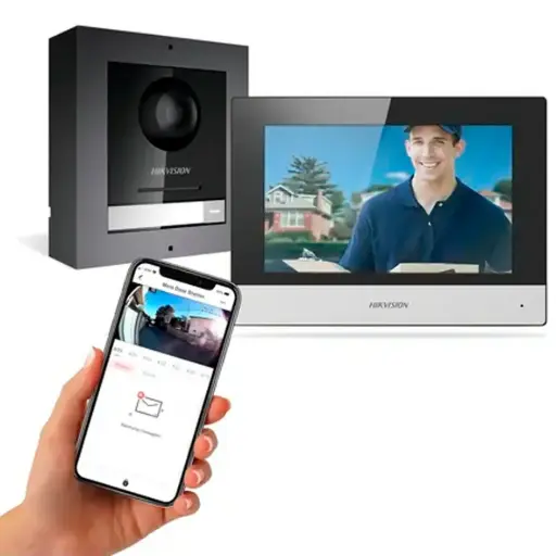 [HK-DS-KIS602] KIT VIDEO PORTERO IP HIKVISION FULL HD CON APP HK-DS-KIS602