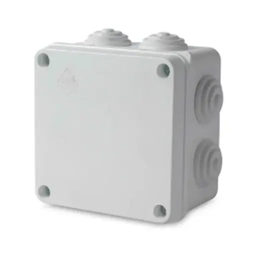 [ZK-WD-010] CAJA DE PASO DE 10X10 PVC CON CHUPON