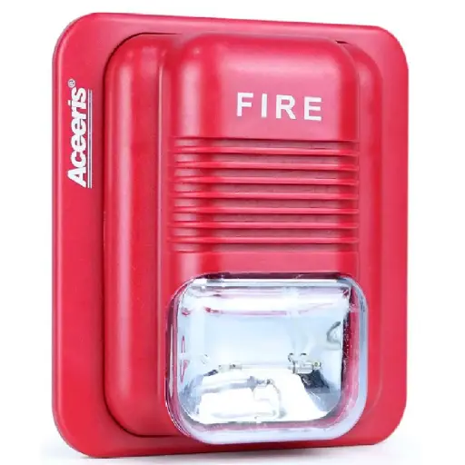 [ACEE-183B] SIRENA CON LUZ ESTROBO DE 12/24VDC ACEE-183B ACEERIS