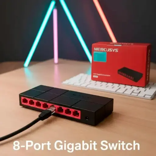 [MS108G] SWITCH DE 8 PUERTOS GIGABIT MERCUSYS MS108G