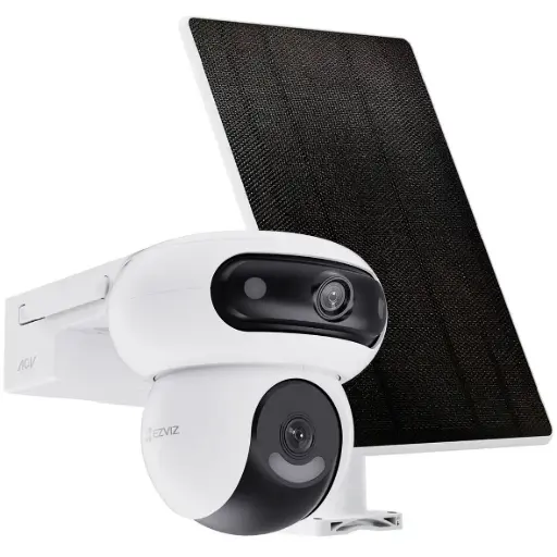 [CS-HB90/SP-R100(4MP+4MP)] CAMARA SOLAR HB90 DOBLE GIRATORIA 2K+ 4MP&4MP CON PANEL SOLAR EZVIZ