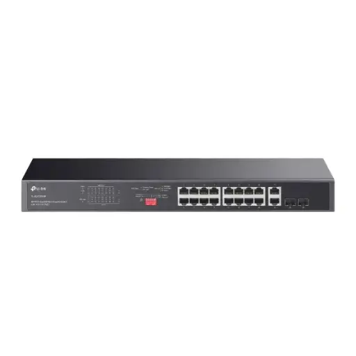 [TL-SG1218MP] SWITCH DE 16 PUERTOS GIGABIT POE+ CON 2 PUERTOS GIGABIT RJ45 Y 2 SFP TP LINK SG1218MP JetStream OMADA