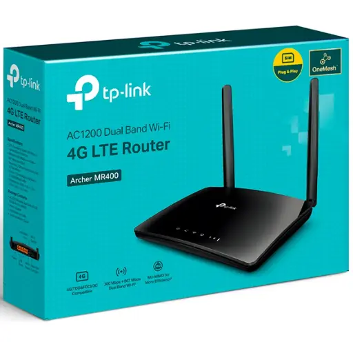 [TL-MR400] ROUTER 4G WIFI AC1200 DOBLE BANDA LIBERADO TODO OPERADOR TL-MR400 APAC TP LINK