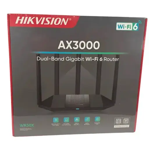 [DS-3WR30X] ROUTER WIFI DUAL BAND GIGABIT AX3000 Wi-Fi 6 MULTIMODO MU-MIMO DS-3WR30X HIKVISION