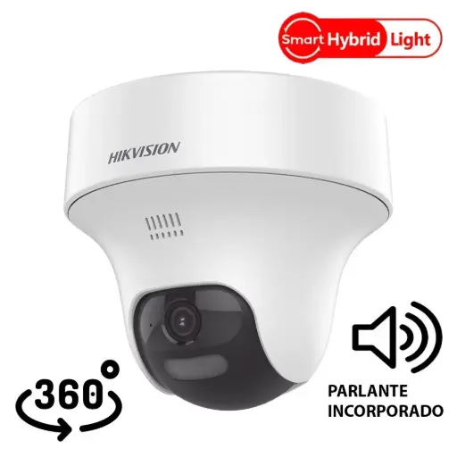 [HK-DS2CE70D0T-PTLTS] CAMARA DOMO PT 360º 2MP TURBO 8.0 SMARTHYBRID BIDIRECCIONAL IR 25M 2.8 MM HK-DS2CE70D0T-PTLTS HIKVISION