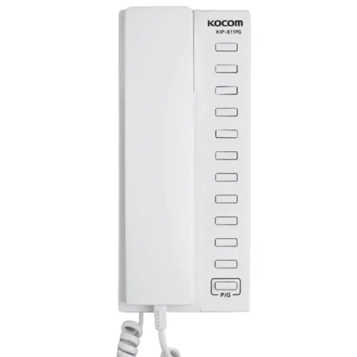 [KIP-611PG] INTERCOMUNICADOR ANALOGICO PARA OFICINA DE 11 PUNTOS KOCOM BELCOM KIP-611PG
