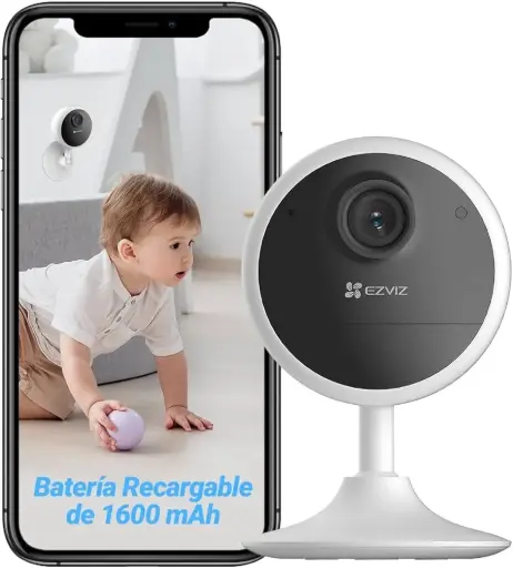 [CS-CB1] CAM IP 2MP INTERIOR C/BATERIA 1600MAH WIFI. LENTE 2.8MM EZVIZ CS-CB1
