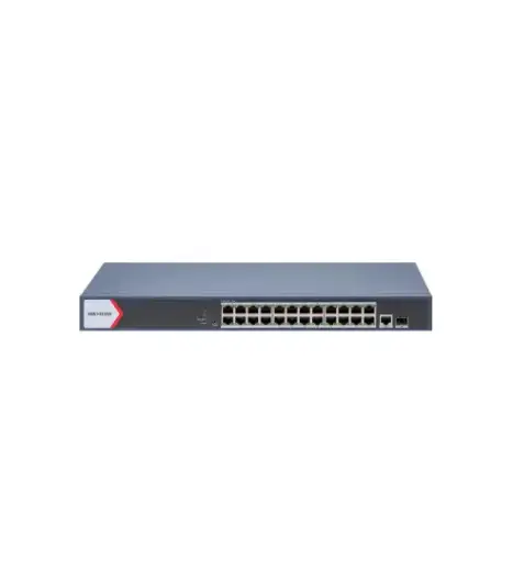 [HK-DS-3E1526P-EI/M] SWITCH ADMINIS 24 POE ALL 1000M (1G) + 1 UP RJ45 (1G) + 1 UP SFP (1G) - 230W BAJO CONSUMO HK-DS-3E1526P-EI/M HIKVISION