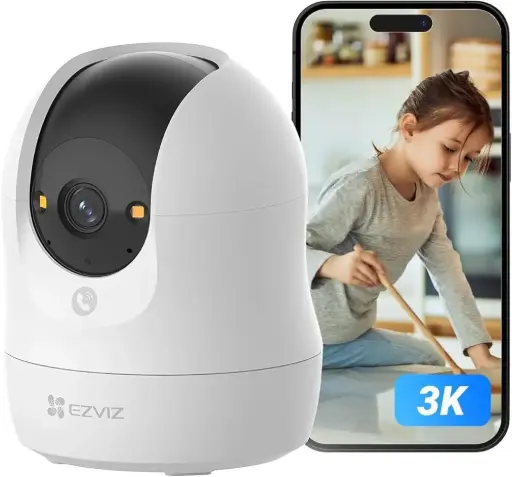 [CS-C6N-R200-1Q5WFL] CAMARA EZVIZ C6N-G1 5MP 3K WIFI DOBLE BANDA 2.4/5GHz GIRATORIA | VISION A COLORES | PANEO | AUTO ZOOM TRACKING