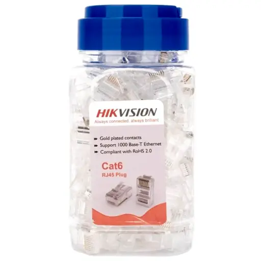 [HK-DS-1M6UA-15U/100PCS] CAJA CONECTORES RJ45 CAT6 HIKVISION