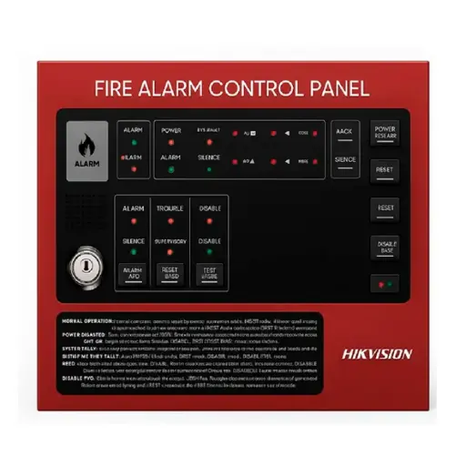 [HK-HF-C104] PANEL DE ALARMA CONTRA INCENDIO CONVENCIONAL - 4 ZONAS INCLUYE BATERIA (24V 22Ah) HIKVISION HK-HF-C104
