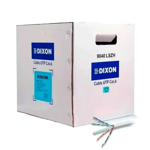[9040] CABLE CAT6 CCA COBRE PURO DIXON 9040 AWG 305m PARA USO INTERIOR