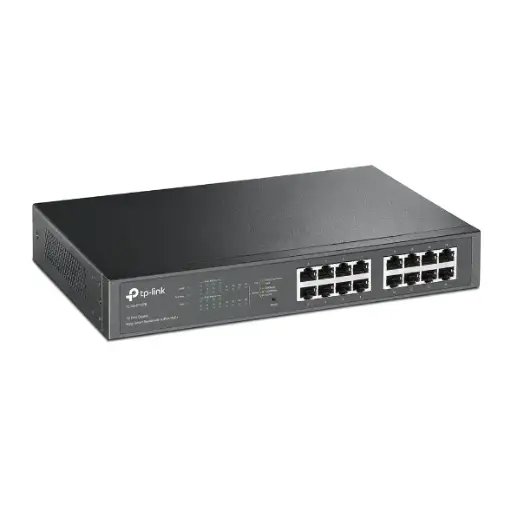 [TL-SG1016PE] Switch Easy Smart de 16 Puertos Gigabit con 8 Puertos PoE+ TP LINK SG1016PE
