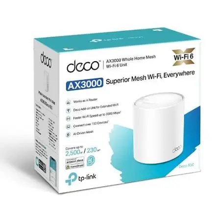 DECO X50(1-PACK) TP-Link Deco Wi-Fi 6 Mesh / AX3000 Dual Band 
