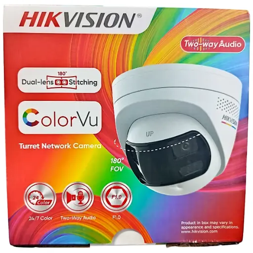 [HK-DS2CD1367G2HP-LIUF/SRB] DOMO IP DOBLE LENTE 180° 6MP 2.8MM SMART HYBRID LIGHT IR30M HIKVISION HK-DS2CD1367G2HP-LIUF/SRB