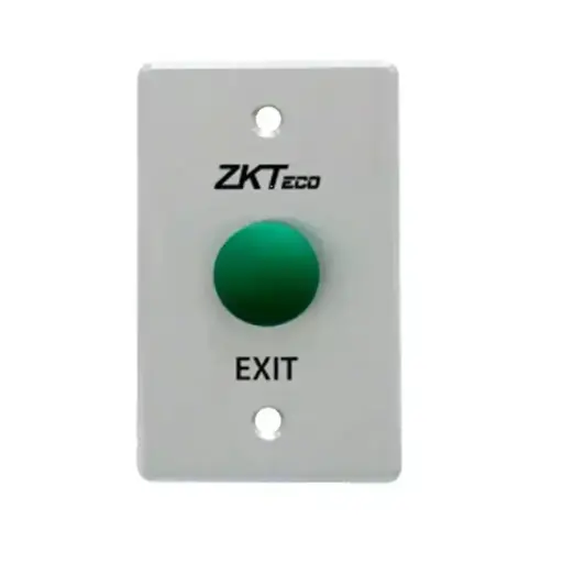 [EB103-G] BOTON LIBERADOR TIPO HONGO CON CONTACTOS NO/NC/COM COLOR VERDE ZKTECO EB103-G